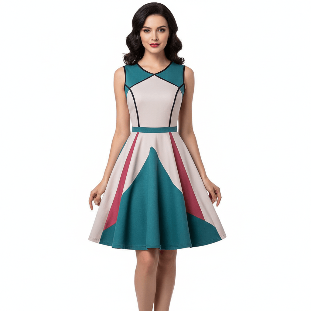 Женское джинсовое платье миди — стильный деним для весенне-летнего сезона. Модное и удобное повседневное платье для элегантного образа.