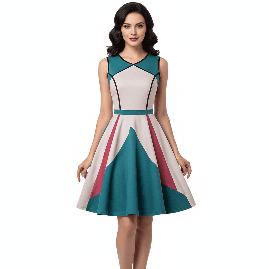 Женское джинсовое платье миди — стильный деним для весенне-летнего сезона. Модное и удобное повседневное платье для элегантного образа.