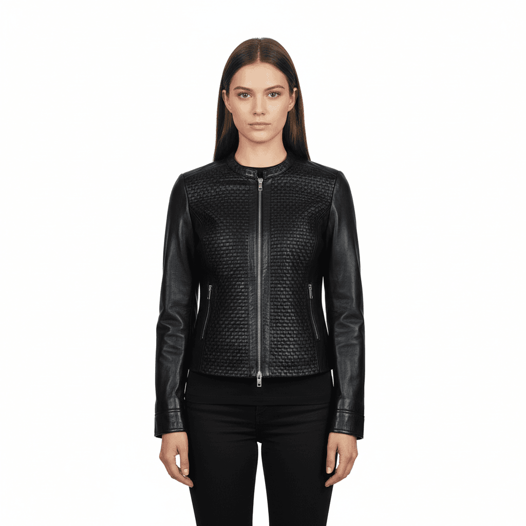 Премиум Черная Плетеная Кожа: Натуральный Материал для Стильных Изделий и Дизайна