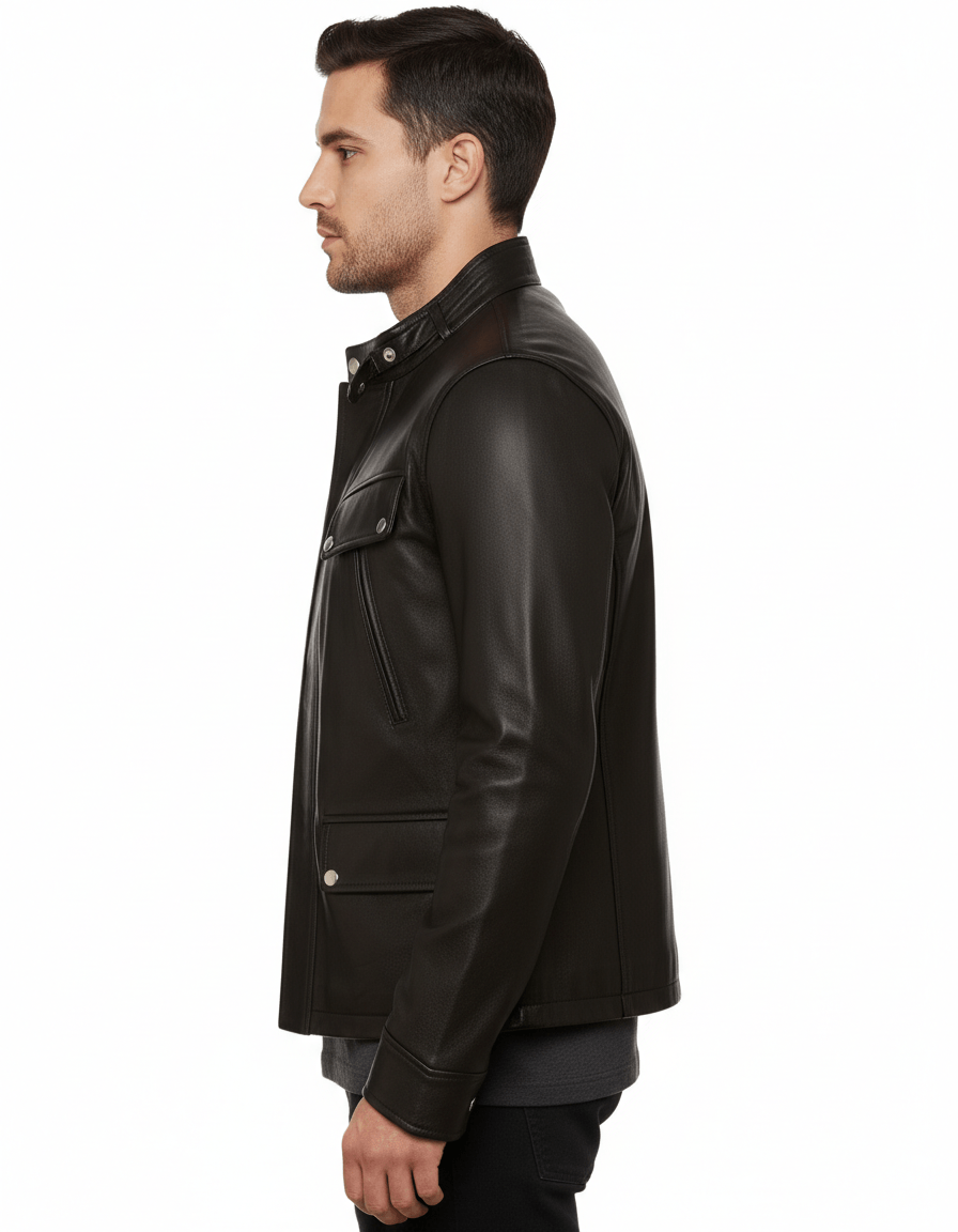 Натуральная Классическая Темная Кожа: Премиум Качество, Прочность, Стиль – Идеально для Элегантных Изделий