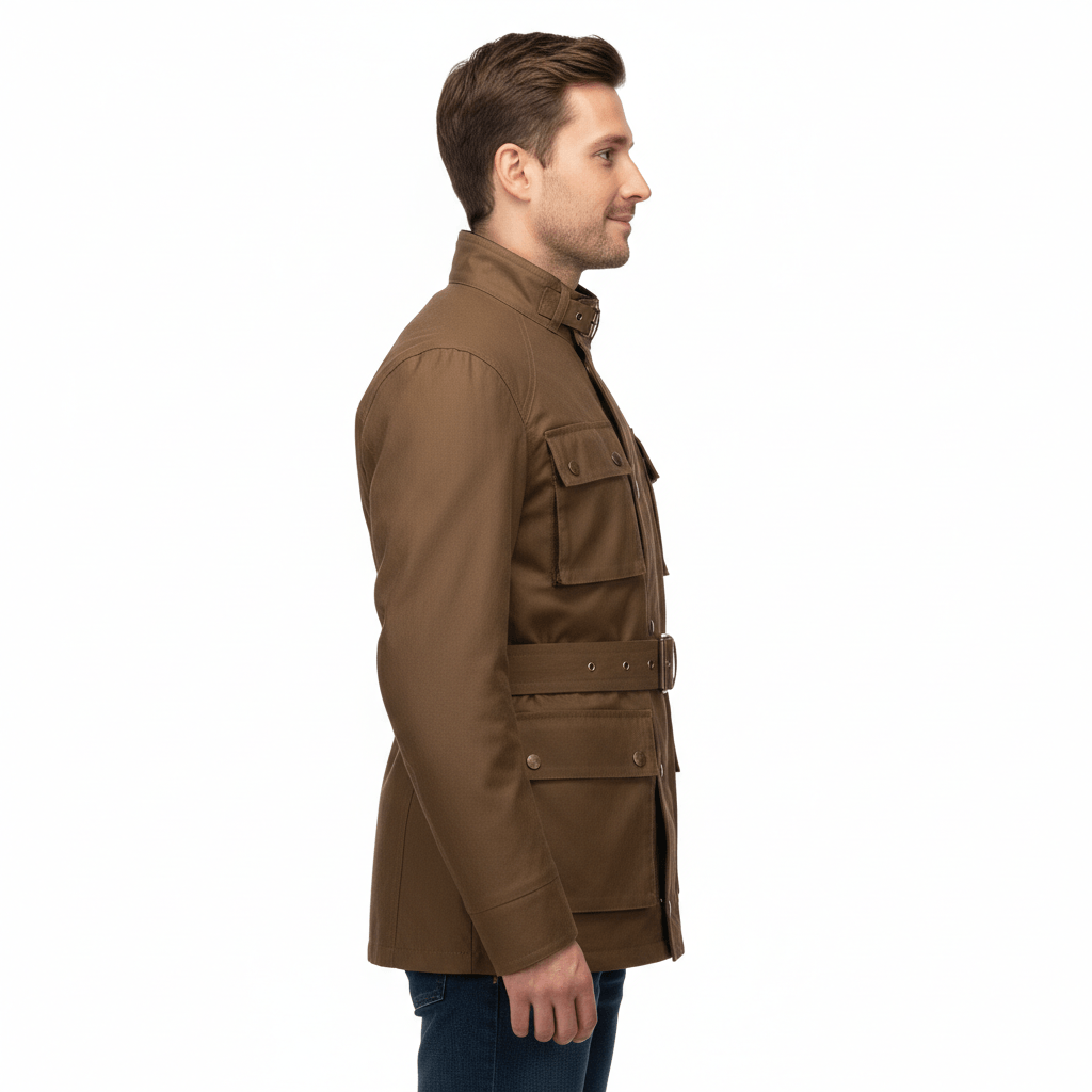 Мужская Куртка Сафари Heritage: Классический Стиль, Надежность и Комфорт для Путешествий и Приключений